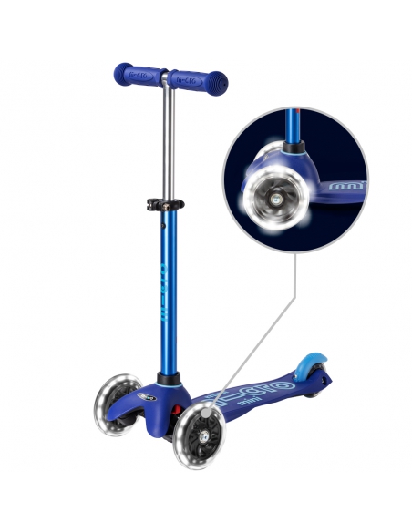Hulajnoga Mini Micro Deluxe LED Blue (świecące koła)