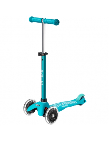 Hulajnoga Mini Micro Deluxe LED Aqua (świecące...