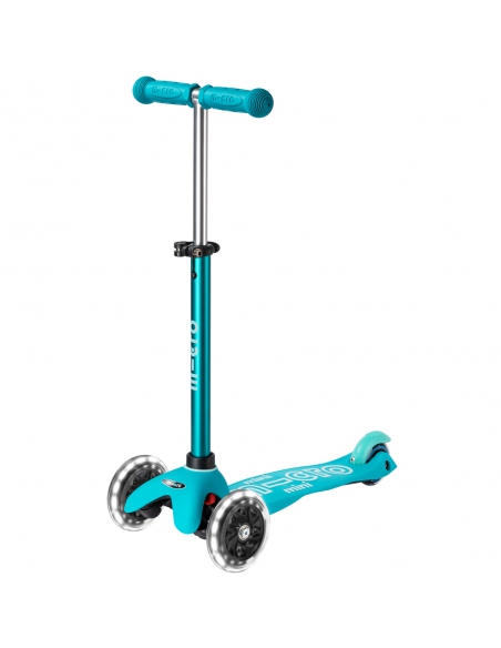 Hulajnoga Mini Micro Deluxe LED Aqua (świecące koła)