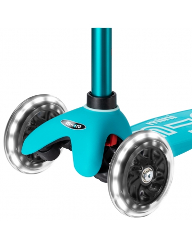 Hulajnoga Mini Micro Deluxe LED Aqua (świecące...