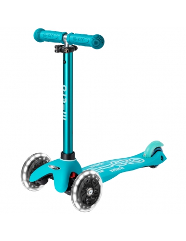 Hulajnoga Mini Micro Deluxe LED Aqua (świecące...