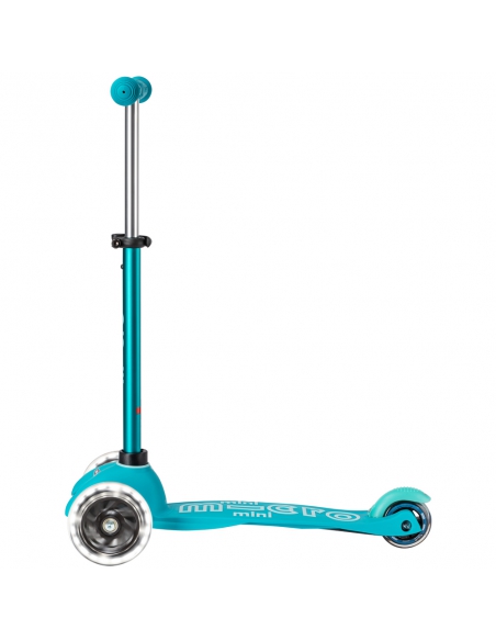Hulajnoga Mini Micro Deluxe LED Aqua (świecące koła)