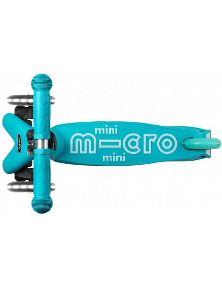Hulajnoga Mini Micro Deluxe LED Aqua (świecące koła)