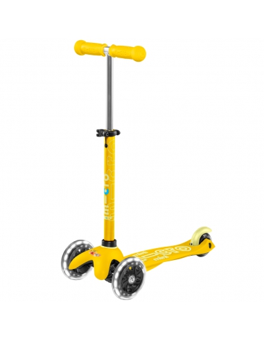 Hulajnoga Mini Micro Deluxe LED Yellow (świecące koła)