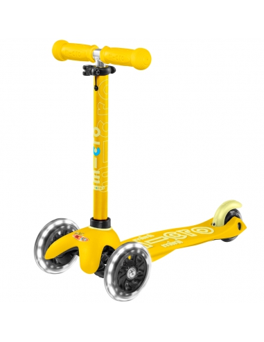 Hulajnoga Mini Micro Deluxe LED Yellow (świecące koła)