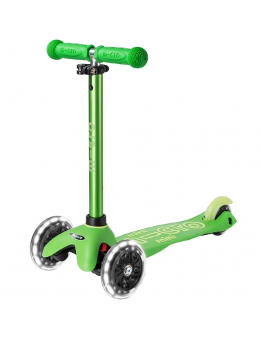 Hulajnoga Mini Micro Deluxe LED Green (świecące koła)