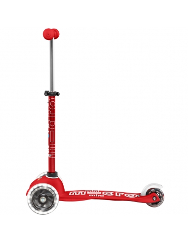 Hulajnoga Mini Micro Deluxe LED Red (świecące koła)