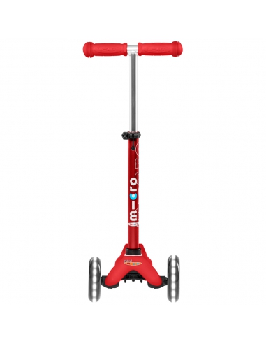 Hulajnoga Mini Micro Deluxe LED Red (świecące koła)