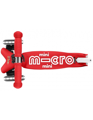 Hulajnoga Mini Micro Deluxe LED Red (świecące koła)