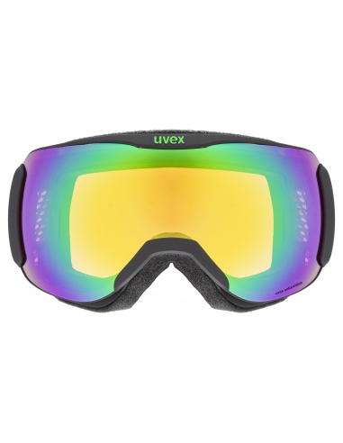 Gogle narciarskie Uvex Downhill 2100 CV Black Mat/Mirror Green