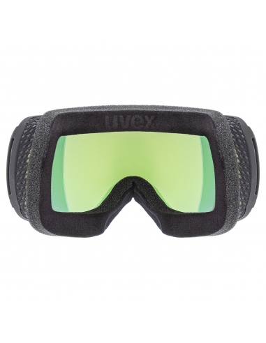 Gogle narciarskie Uvex Downhill 2100 CV Black Mat/Mirror Green