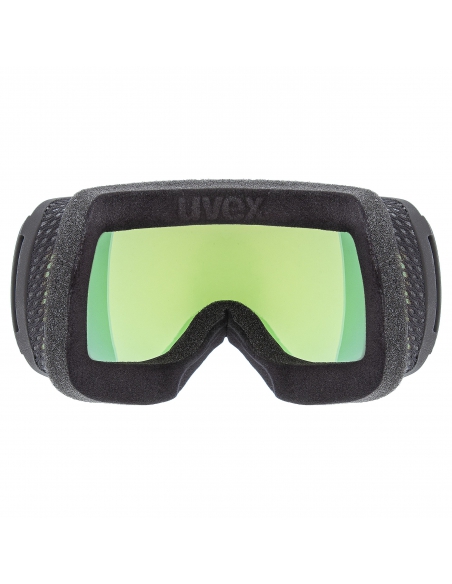 Gogle narciarskie Uvex Downhill 2100 CV Black Mat/Mirror Green