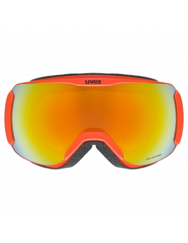 Gogle narciarskie Uvex Downhill 2100 CV Fierce Red Mat/Mirror Orange