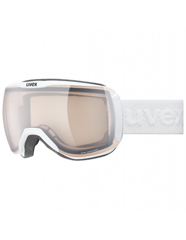Gogle narciarskie Uvex Downhill 2100 V White Mat/Mirror Silver