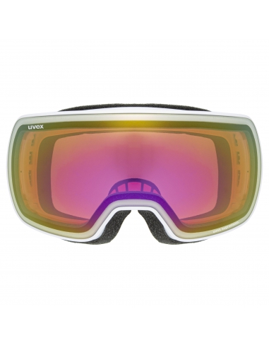 Gogle narciarskie Uvex Compact FM White/Mirror Goldpink Rose