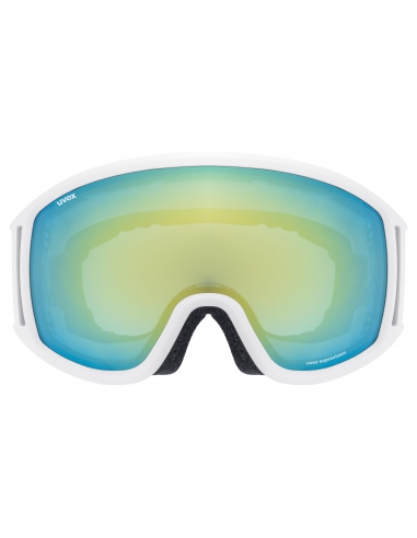 Gogle narciarskie Uvex Topic FM White Mat/Mirror Orange