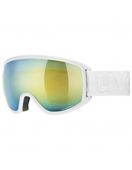 Gogle narciarskie Uvex Topic FM White Mat/Mirror Orange
