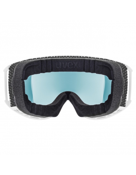 Gogle narciarskie Uvex Topic FM White Mat/Mirror Orange