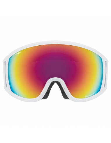 Gogle narciarskie Uvex Topic FM White Mat/Mirror Rainbow