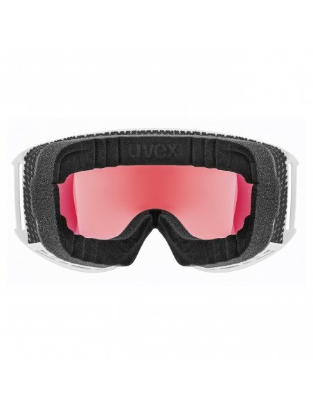 Gogle narciarskie Uvex Topic FM White Mat/Mirror Rainbow