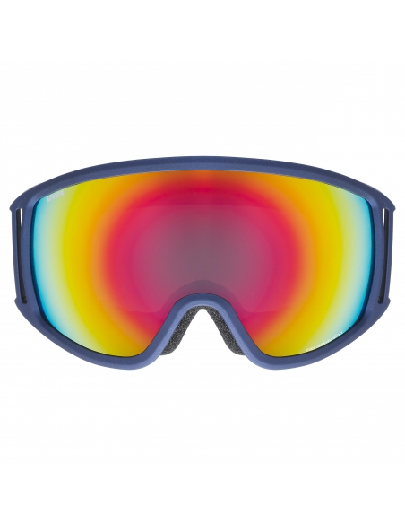 Gogle narciarskie Uvex Topic FM Navy Mat/Mirror Rainbow