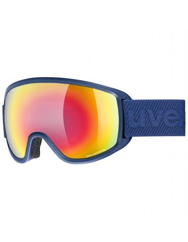 Gogle narciarskie Uvex Topic FM Navy Mat/Mirror Rainbow