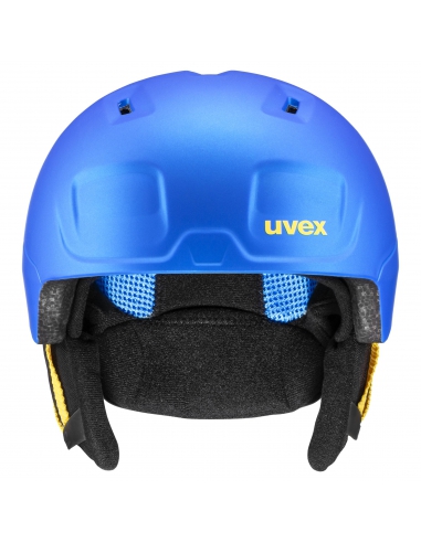 Kask narciarski Uvex Heyya Pro Blue-Yellow Mat