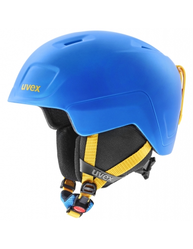 Kask narciarski Uvex Heyya Pro Blue-Yellow Mat