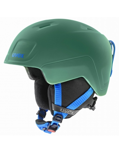 Kask narciarski Uvex Heyya Pro Green-Blue Mat