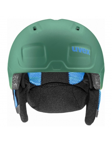 Kask narciarski Uvex Heyya Pro Green-Blue Mat