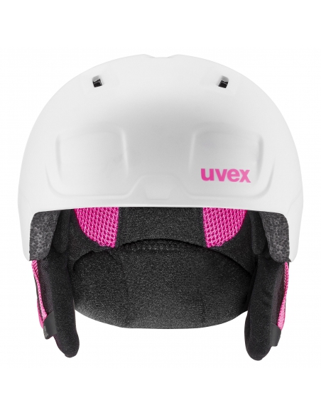 Kask narciarski Uvex Heyya Pro White-Pink Mat Kask narciarski Uvex Heyya Pro White-Pink Mat