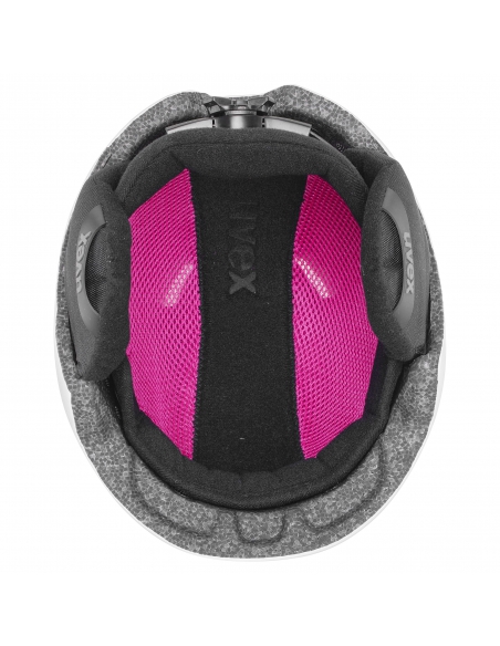 Kask narciarski Uvex Heyya Pro White-Pink Mat Kask narciarski Uvex Heyya Pro White-Pink Mat