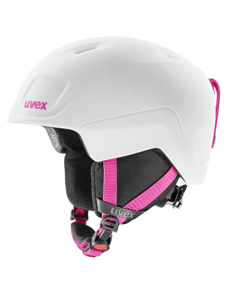 Kask narciarski Uvex Heyya Pro White-Pink Mat Kask narciarski Uvex Heyya Pro White-Pink Mat