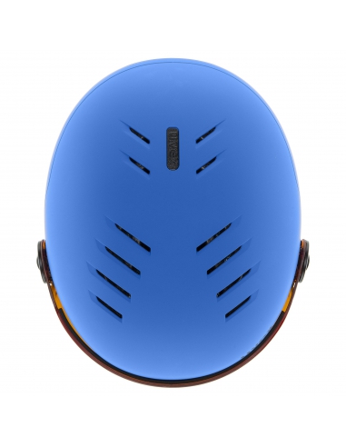 Kask narciarski Uvex Rocket Jr Visor Blue Mat