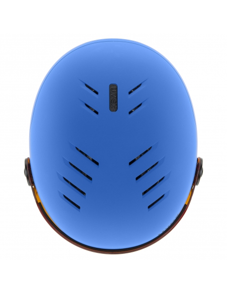 Kask narciarski Uvex Rocket Jr Visor Blue Mat