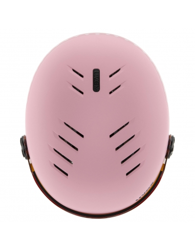 Kask narciarski Uvex Rocket Jr Visor Pink Confetti Mat
