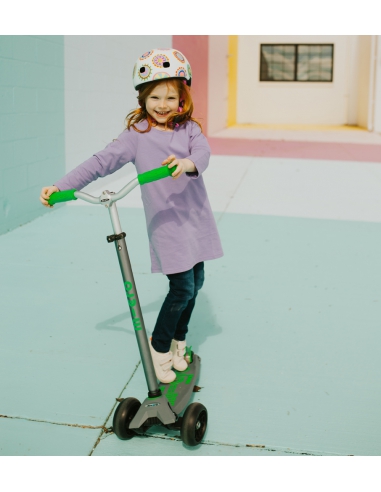 Hulajnoga Maxi Micro Deluxe Pro Grey/Green