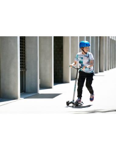 Hulajnoga Maxi Micro Deluxe Pro Grey/Aqua