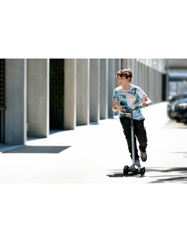 Hulajnoga Maxi Micro Deluxe Pro Grey/Aqua