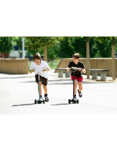 Hulajnoga Maxi Micro Deluxe Pro Grey/Green