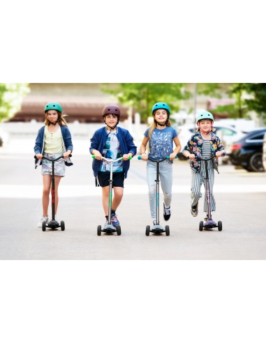 Hulajnoga Maxi Micro Deluxe Pro Grey/Green