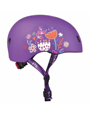 Kask dziecięcy Micro Floral Purple 2.0 V2