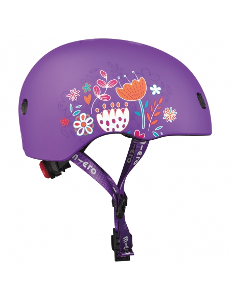 Kask dziecięcy Micro Floral Purple 2.0 V2