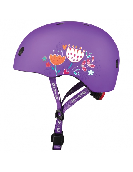 Kask dziecięcy Micro Floral Purple 2.0 V2