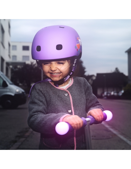 Kask dziecięcy Micro Floral Purple 2.0 V2