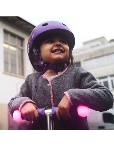 Kask dziecięcy Micro Floral Purple 2.0 V2