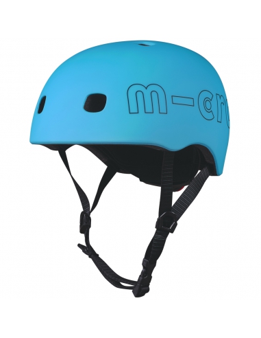 Kask dziecięcy  Micro Ocean Blue z lampką i magnesowym zapięciem