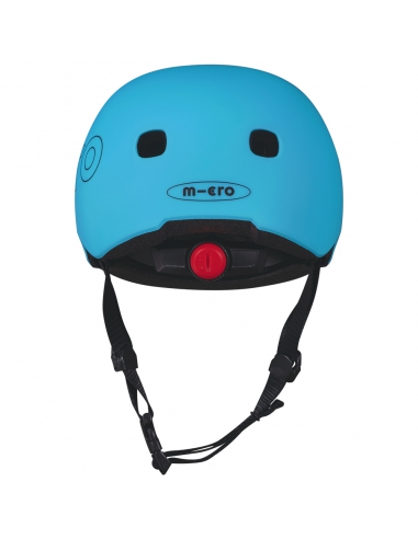 Kask dziecięcy  Micro Ocean Blue z lampką i magnesowym zapięciem