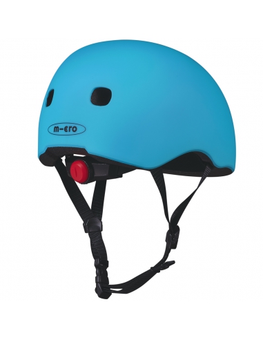 Kask dziecięcy  Micro Ocean Blue z lampką i magnesowym zapięciem