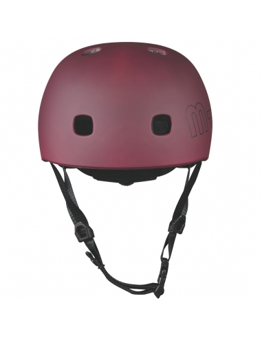 Kask dziecięcy Micro Autumn Red z lampką i magnesowym zapięciem